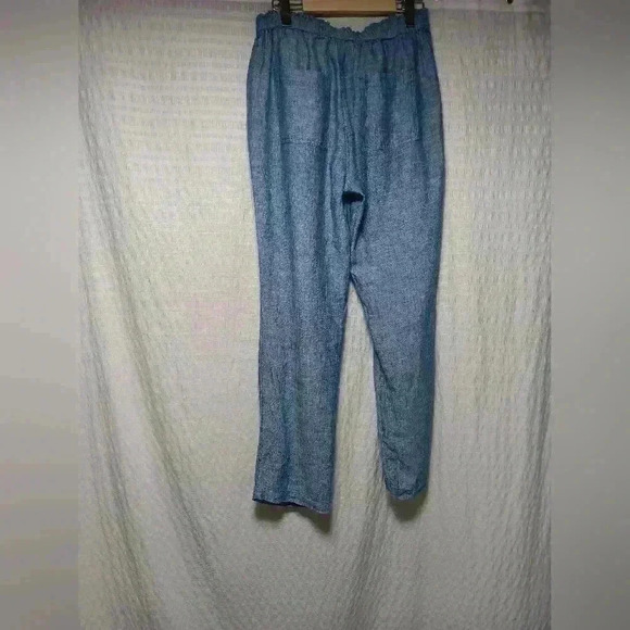 C&C California 💯 Linen Pull on Pants. Ladies size  s - Picture 2 of 5